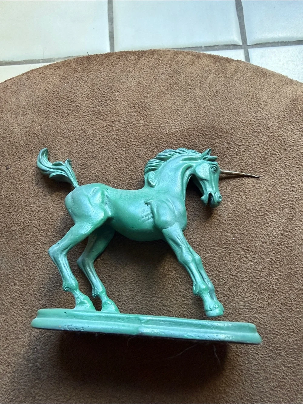 Franklin Mint Multicolor Unicorn Figurine Shelf Display